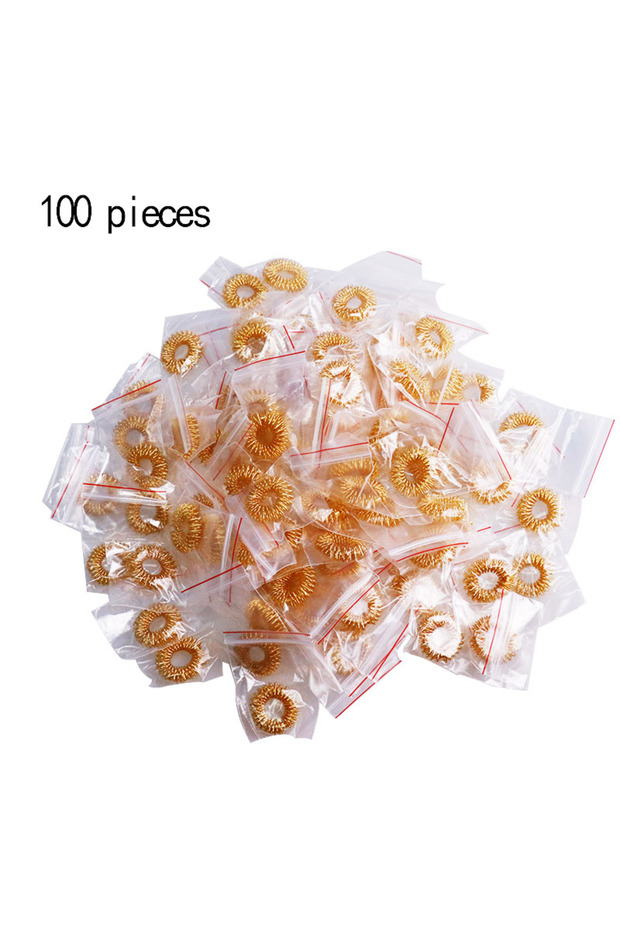 Gold 100pcs 100pcs Finger Massage Ring Acupuncture Acupressure Health Care Body Fatigue Pain Stress