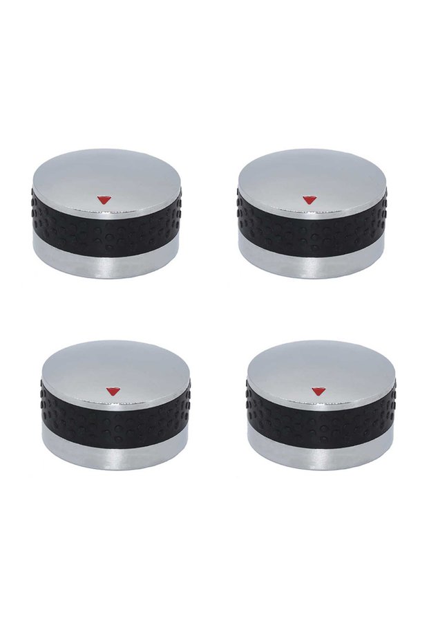 50mm 4pcs Grill Control Knob BBQ Gas Stove Switch Knob 58mm/50mm Replacement Parts Barbecue Outdoor