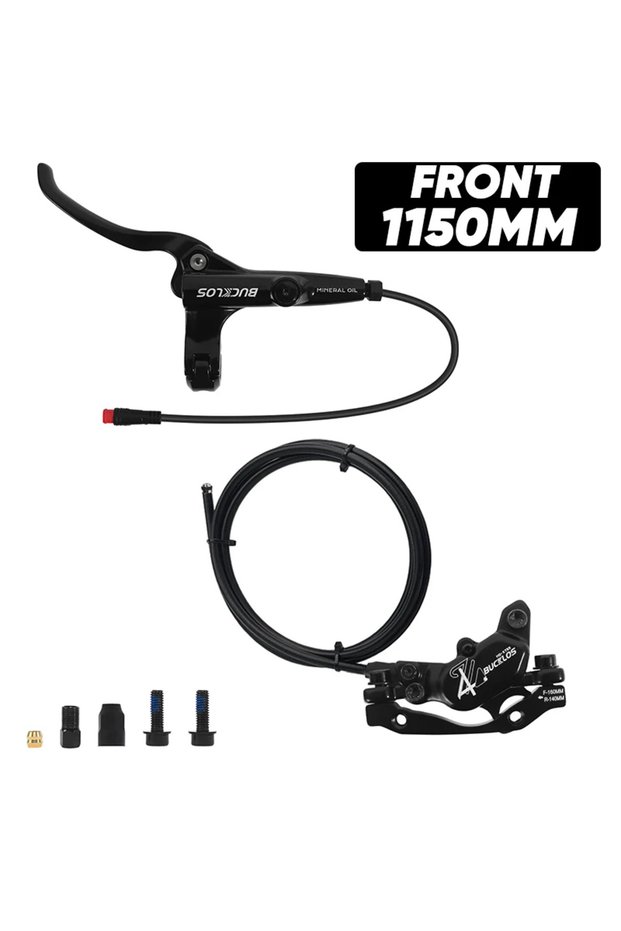 BUCKLOS FRONT BUCKLOS 4-Piston Bike Hydraulic Brake Power Off E-Bike Electric Scooter Disc Brake 115