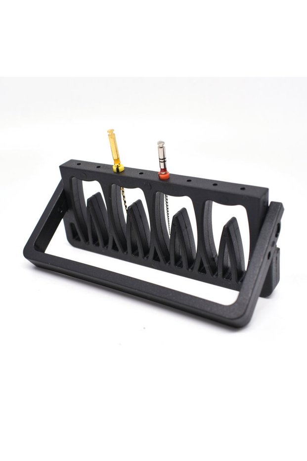 black Dental Plastic Holder for Rotary K H R Files Measuring Instrument Endodontic File Drill Dentis