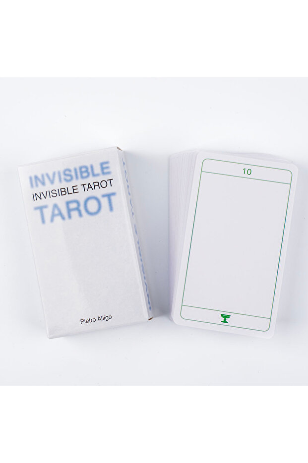 TK50K Invisible Tarot 78 Blank Cards Create Your Own Tarot Deck 10.3*6cm English Visions Divination