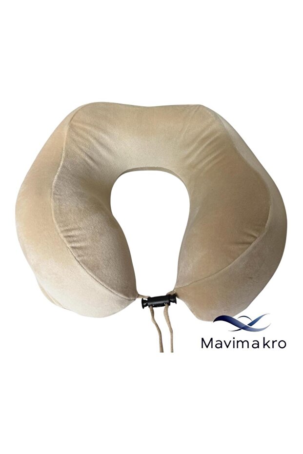 Mavi̇makro Washable Cover Memory Foam Travel and Journey Pillow