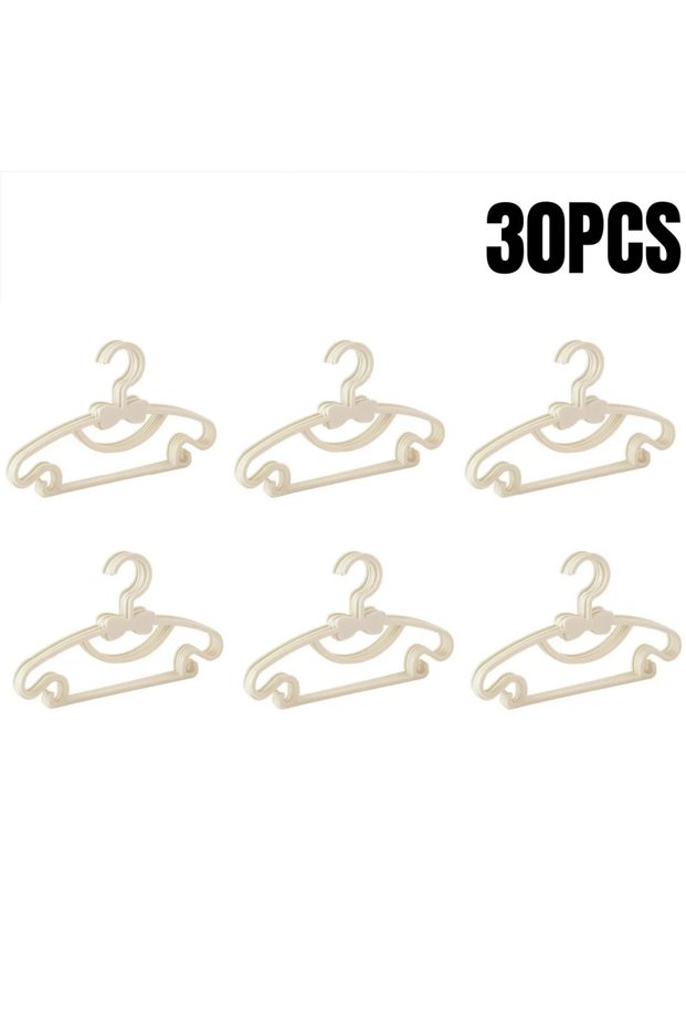 White 30PCS 5-50Pcs Baby Hangers Plastic Kids Clothes Storage Hanger for Nursery Children Hangers To