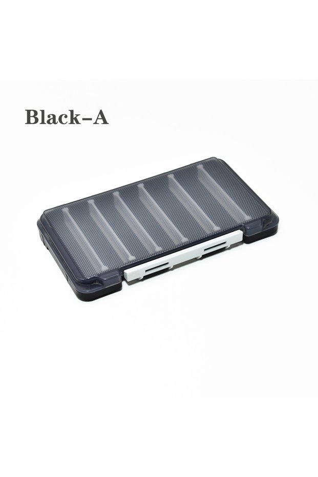 Black-A FishingTackle Box Can Be Assembled With Fishing Accessories Tools Storage Box Fishing Hook F