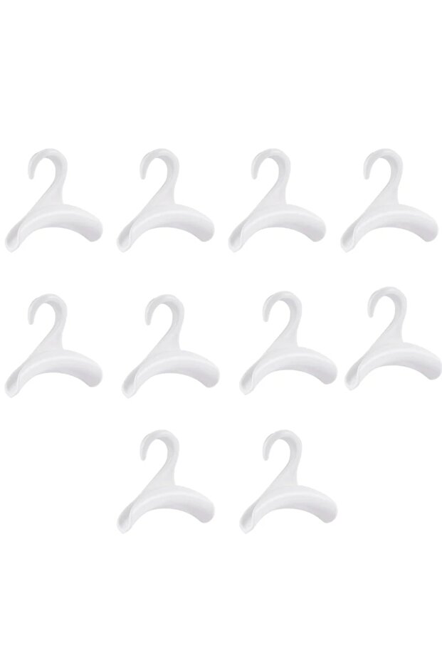White-10Pcs 10Pcs Purse Hanger Hooks Bag Rack Holder Handbag Hangers Organizer Hanging Hooks for Hom