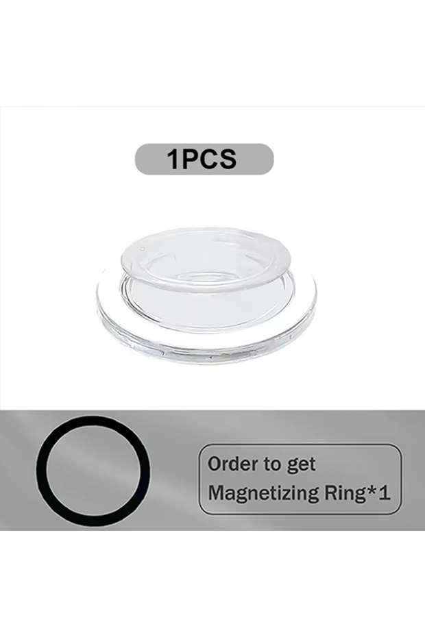 1PCS Transparent For Magsafe Magnetic Phone Grip Sockets, 1/2PCS For Kindle Collapsible Mobile Phone