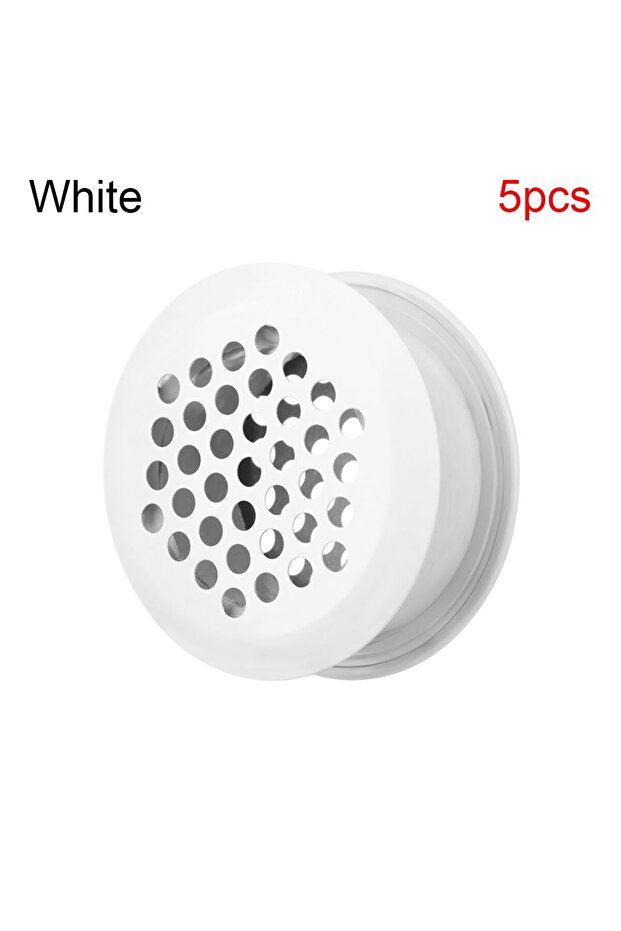 white 5pcs Home Wardrobe Accessories Shoe Cabinet Louver Ornaments Vent Hole Ventilator Grille Vents