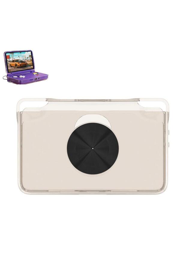 Clear Grey Clear TPU Cover For Retroid Pocket Flip 2 Retro Game Console Protective Case Retroid Pock