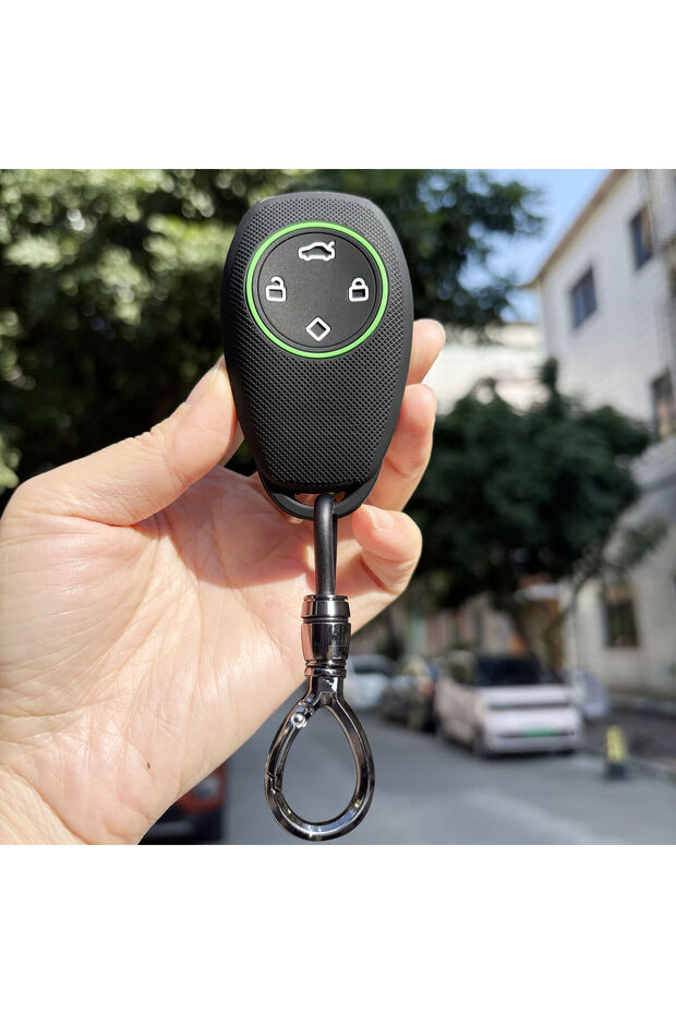 greenline flat set Keyless Remote Protection For Leapmotor T03 S01 C11 C01 Silicoen Soft Car Key Cas