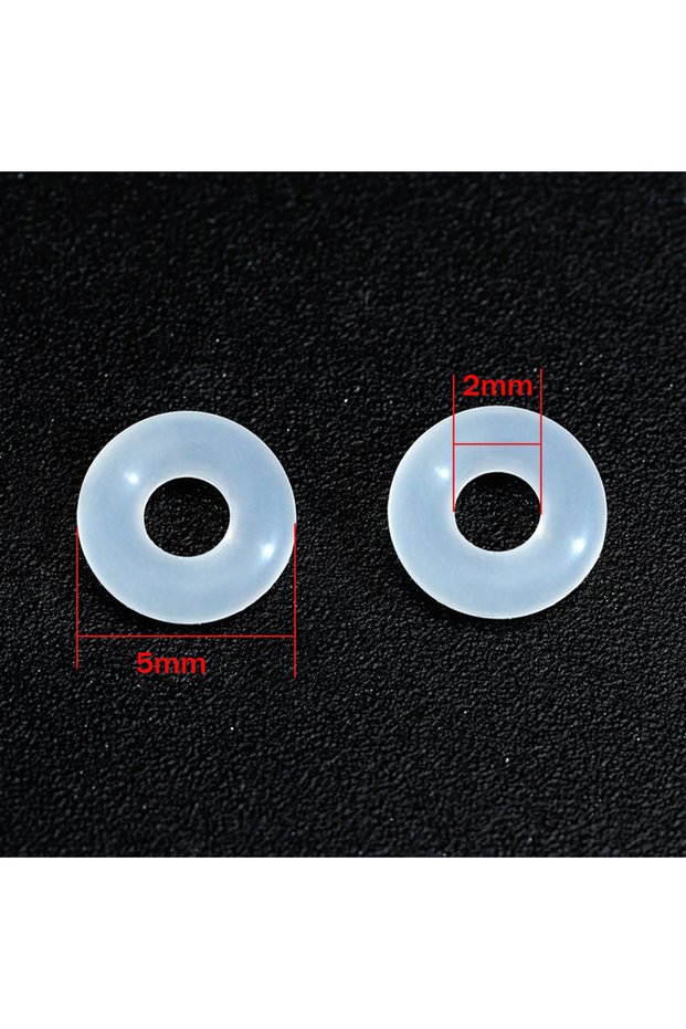Ring 5MM 50pcs Clear Piercing Disc Pad Stabilizer Silicone Earrings Back Stopper Earlobe Support Pat