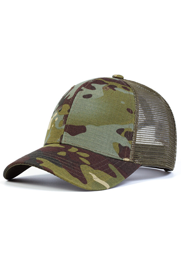 Adjustable camouflage 4 1pc Unisex Camouflage Mesh Baseball Caps Net Caps Spring and Summer Adjustab