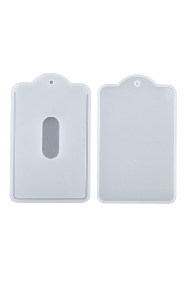 1 1 Set Card Cover Resin Mold DIY Epoxy Resin Card Holder UV Glue Silicone Mould For Card Storage Je
