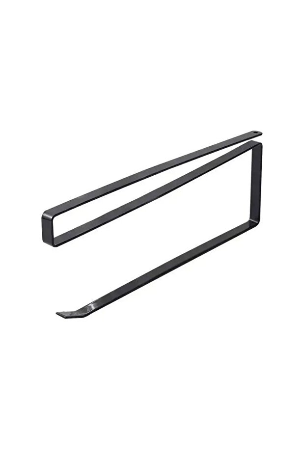 1pcs black G1422B Paper Roll Holder Towel Rack Cling Film Storage Rack Bathroom No Punching Storage