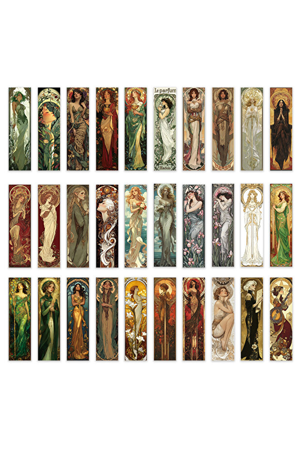 Mixed Color 32pcs, Retro Mythology Bookmark, Goddess, Suitable for Teachers, Readers, and Enthusiast