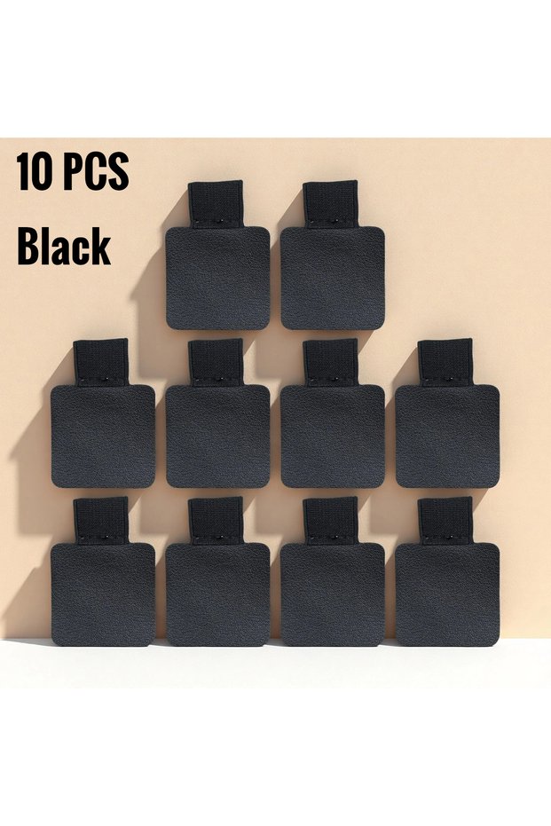 Black 10 Pack Elastic Pen Loop Holder for Notebooks Journals Planners - Assorted Colors - Office Sch