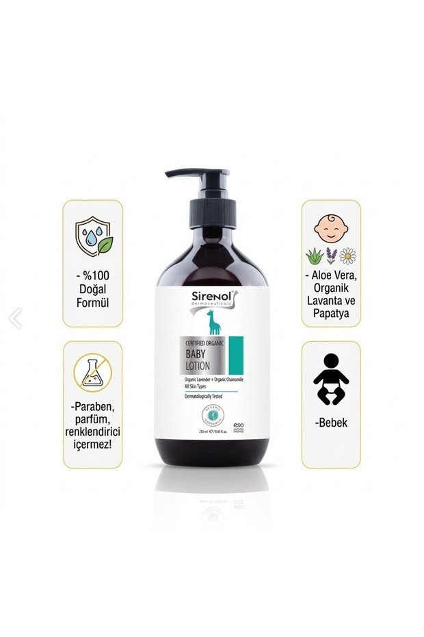 Organic Baby Lotion - Newborn 250 ml