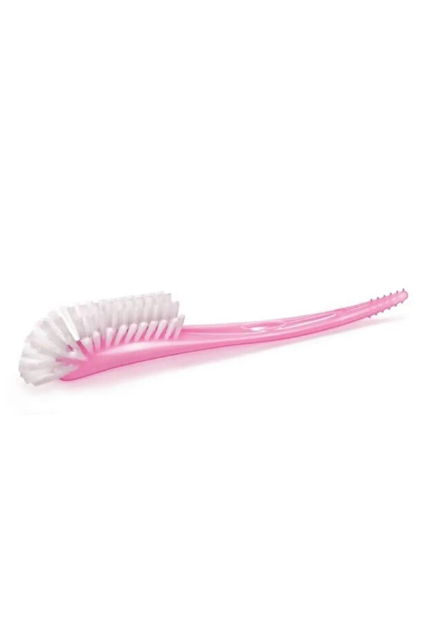 Pink Baby Milk Bottle Brush 360 Degree Pacifier Brush Bottle Glass Cup Washing Cleaning Tool Scrubbe