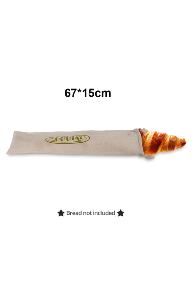 67x15cm Linen Bread Bag Reusable Bags For Bread Drawstring Bags Homemade Artisan Bread Storage Bag B