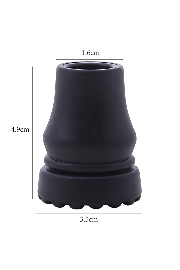 16mm 16-22mm Antiskid Walking Stick Crutch Cane Bottom Pads Cover Protector Climbing Hiking Trekking