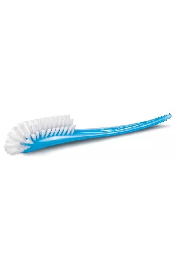 Blue Baby Milk Bottle Brush 360 Degree Pacifier Brush Bottle Glass Cup Washing Cleaning Tool Scrubbe