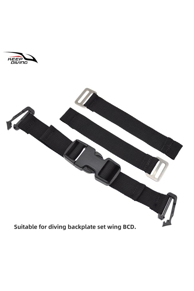 طقم لوحة الظهر للغوص BCD، طقم لوحة ظهر للغوص مع جناح، مشبك حزام الصدر قابل للتعديل، سترة غوص سكوبا