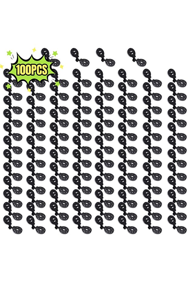 100Pcs 50-200PCs Black Shade Cloth Clips Outdoor Awning Durable Net Clip Camping Garden Tools Garden