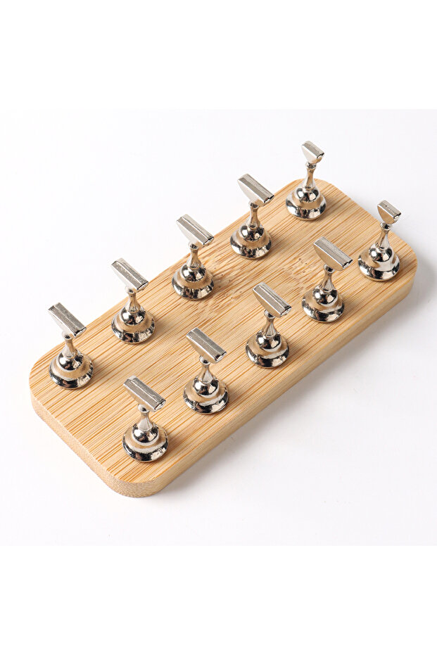 G-517-01 Magnetic Nail Practice Stand Strong Magnetic Nail Tips Holder Practice Display Nail Fake Na