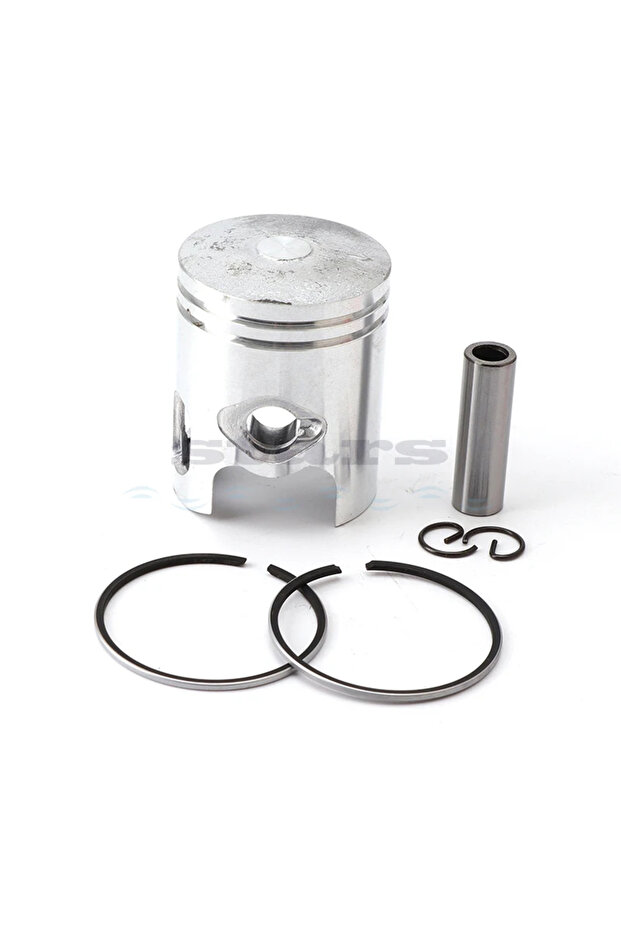 Silver 50cc Piston Rings 40mm 10mm Wrist Pin Bearing For Jog Minarelli Yamaha 2-Stroke Scooter 50CC