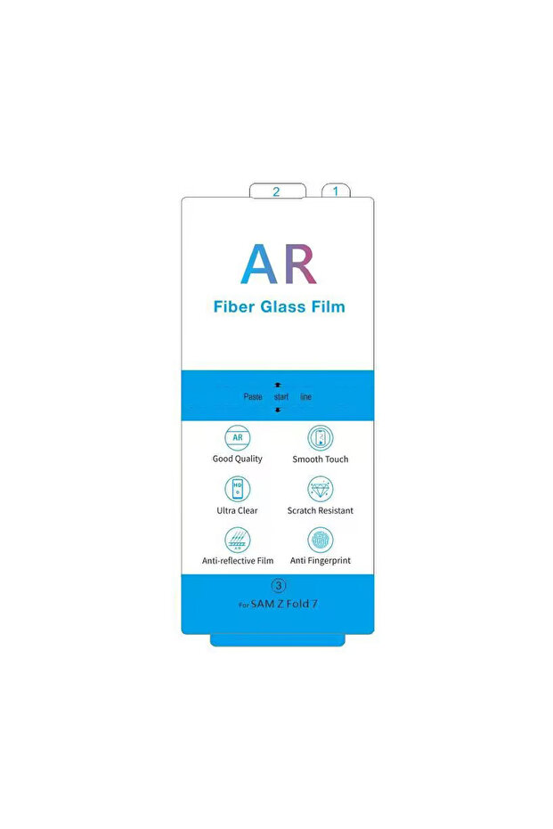 Galaxy Z Fold6 AR Pet 2Pcs Outer AR Film 2Pcs HD Anti Reflection AR Fiber Film For Samsung Galaxy Z