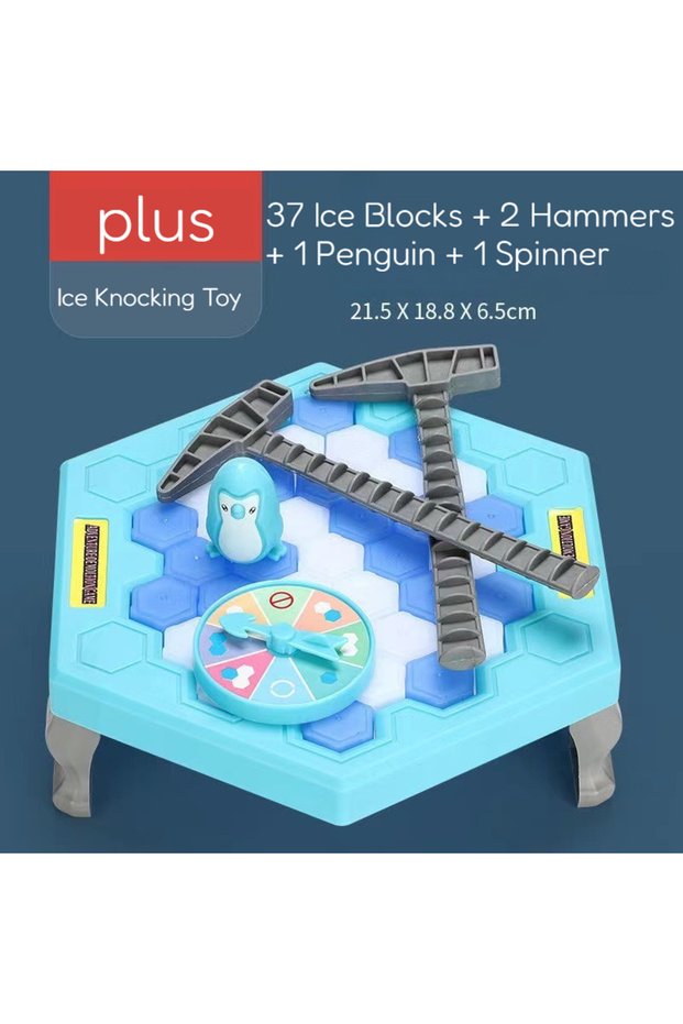 Plus Save The Penguin Ice Tapping Rescue Game Portable Travel Board Game Camping Fun Game Night Part