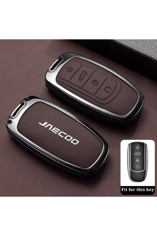 key case for Jaecoo Style 12-Brown-1PC for Chery Jaecoo J7 Accessories 7 PHEV J5 5 2025 J8 8 2026 Ca