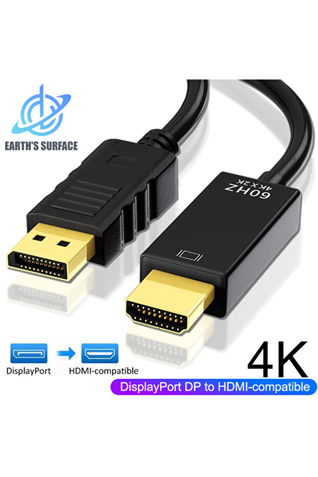3m 4K DP to HD 4K DisplayPort to HDMI-compatible Adapter Cable Dispaly Port DP to HDMI-compatible Co