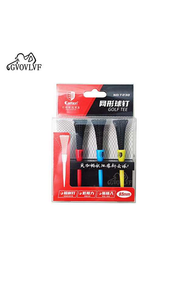 83mm red one box Golfers Gift: Mesh Low-Resistance Functional Tees 2025 New Style Hot Sale