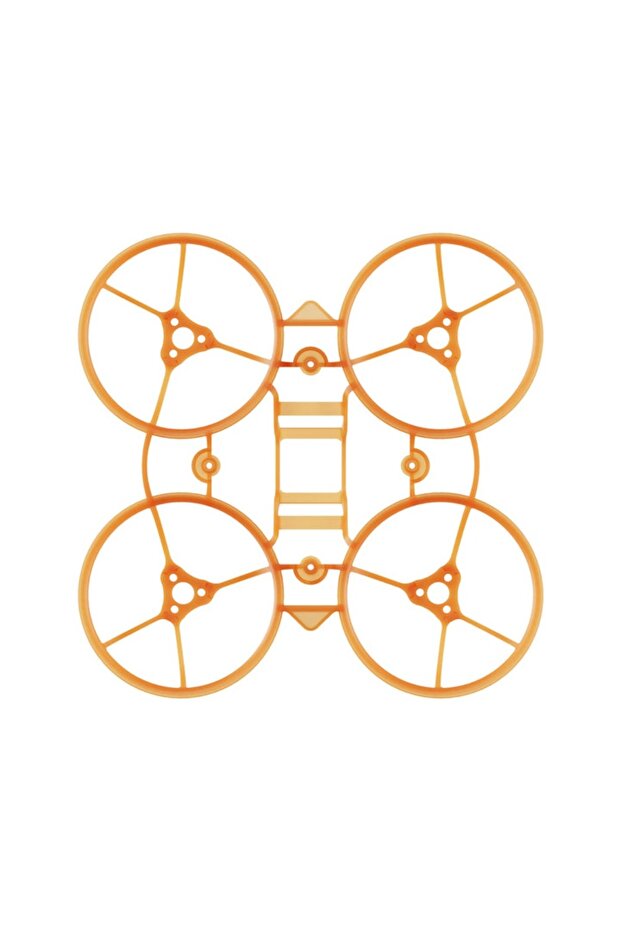 Transparent Orange BETAFPV Air65 II 65mm 1S Brushless Whoop Frame Kit for RC Micro FPV Racing Drone