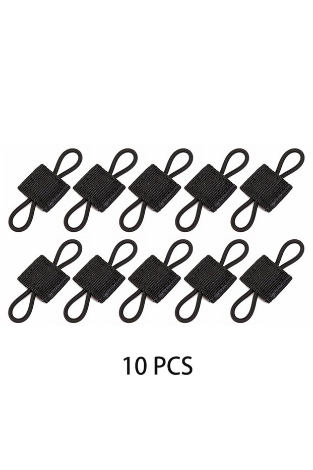 BK-10P 10pcs MOLLE Elastic Nylon Webbing Ribbon Buckle Outdoor Hiking Hunting Backpack Vest PTT Ante