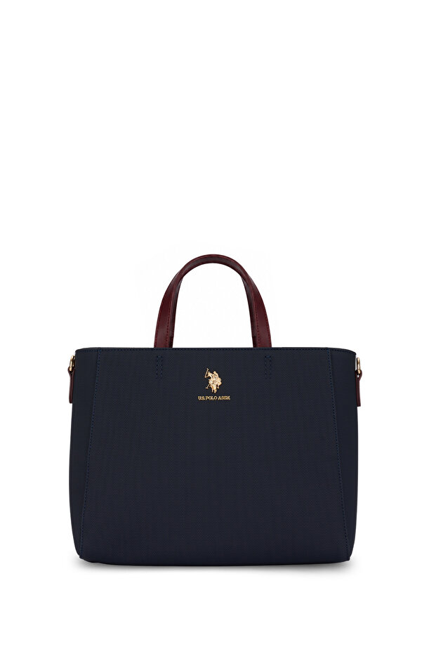 Navy Blue-Claret Red Women's Shoulder Bag Us26656
