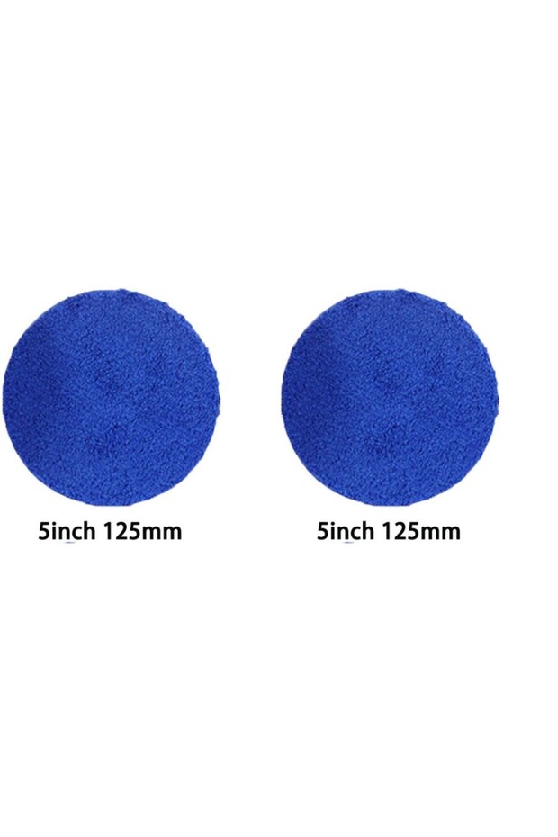 2pcs 5inch 2/3/4/5/6/7inch Microfiber Polishing Pad For Cars Body Polish Wax Buffer Pad Wash Cleanin