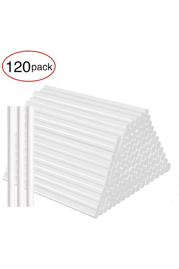 100mm 60pcs T TOVIA 7mm*100mm translucent hot melt glue stick EVA material suitable for DIY, gluing