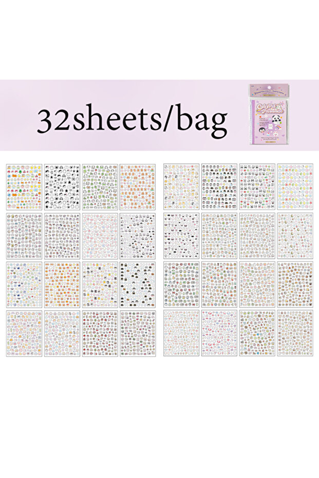 S26115-2 Mr Paper,kawaii Mini Deco Sticker Book scrapbooking stickers stickers aesthetic cheap stati