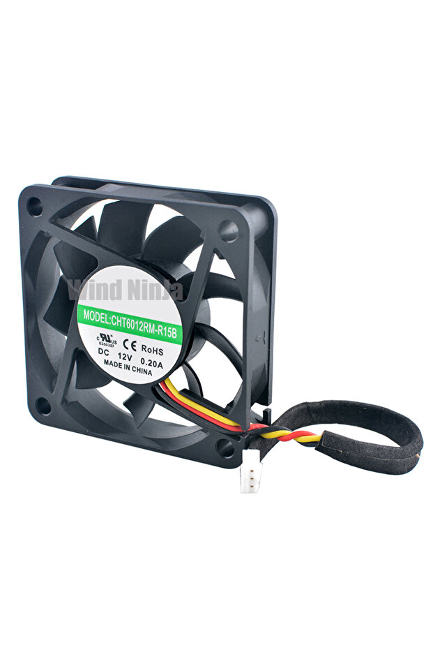 Fixed Color black CHT6012RM-R15B 6cm 60mm 3pin Axial Fan DC12V 0.20A Cooling Fan for Switch Power Su