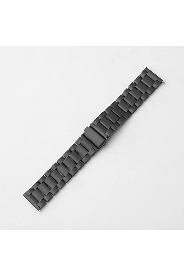 22mm black Steel Watch Strap for Samsung Gear S5 S4 S3 Frontier Classic Watch Band HUAWEI 41mm 42mm