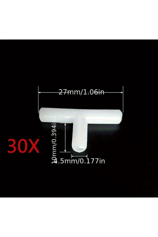 30pcs 3-way 12/30pcs 4mm Plastic Tee 3-Way Fish Tank Acuarios Aquarium Air Pump Line Tubing Hose Joi