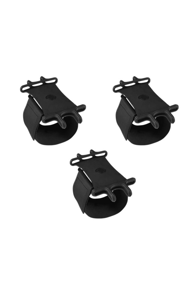 Black 3 pcs 360°Rotation Mobile Cellphones Universal Wrist Phone Holder Stand Cradle Wristband Outdo