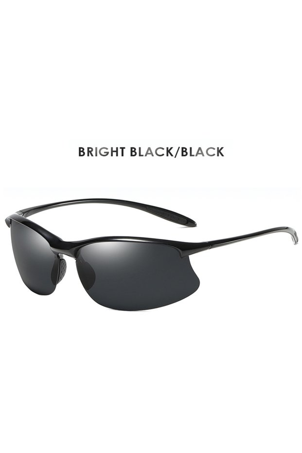 Original Black-black 2026 Top Ultralight TR90 Polarized Sunglasses Anti-UV Driving Men Shades Male M