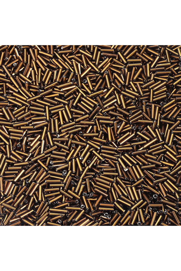 Brown 225pcs/lot Colorful Glass Seed Beads Loose Spaced Tube Shape Bead For DIY Handmade Earring Bra