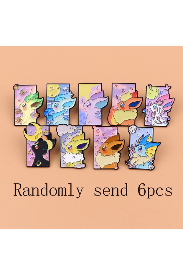 1 Cute Anime Game Enamel Pin Cool Monster Animal Brooches Woman Men Backpack Accessories Bags Badge
