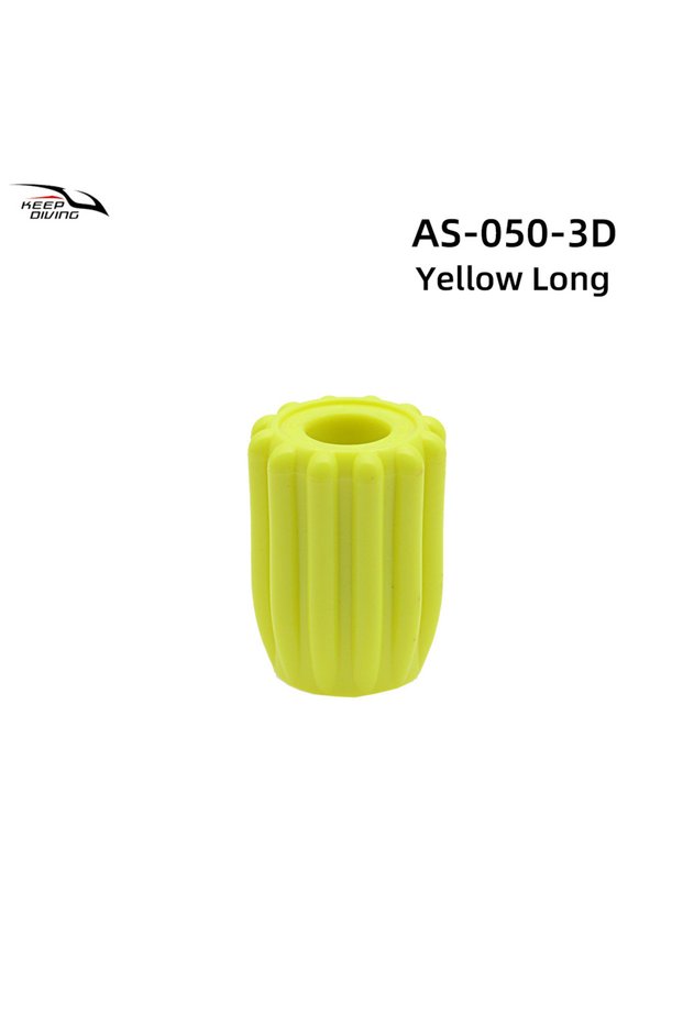 Yellow Long 1Pcs Scuba Diving Tanks Cylinder Valves Handwheel Knob-Round Shape Colored Replacement D