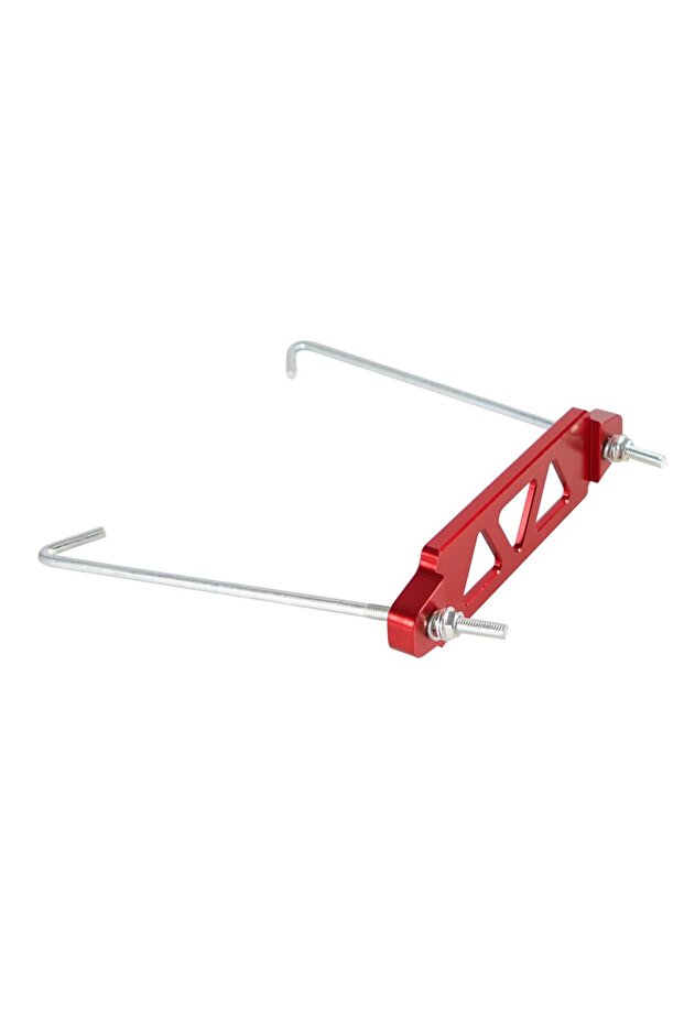Red Car Racing Battery Tie Down Hold Bracket Compatible For Honda Civic EG DEL SOL S2000 Acura Integ