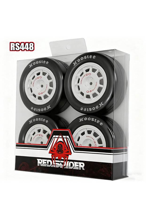 4pcs RS448 RED SPIDER 4Pcs Remote Control RC Tire for 1/8/9hpi Rally WR8 Ford CNE Beijing Business D