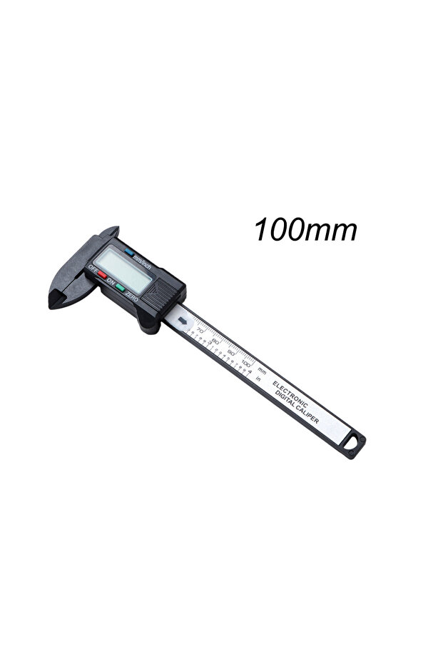 100mm 100mm 150mm Watch Electronic Digital Caliper Carbon Fiber Dial Vernier Play Caliper Vernier Ru